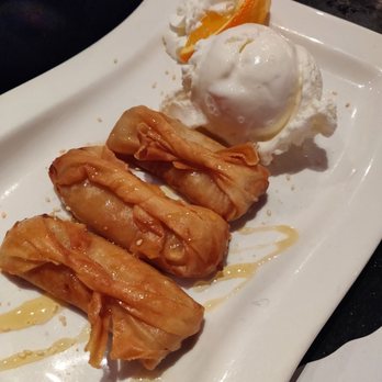 BKNY Thai Restaurant - Fried Banana with Lychee IceCream - Thai Near Me - Bayside, New York BKNY Thai Restaurant - Fried Banana with Lychee IceCream - Thai Near Me - Bayside, New York