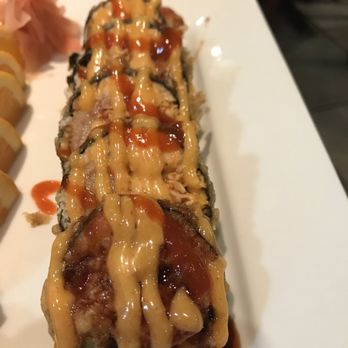 Shinto Japanese Restaurant - 911 Roll was our favorite. Multiple fish varieties & avocado deep fried with spicy sauces on top. - Japanese Near Me - Lafayette, Louisiana