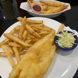 Halibut House Fish and Chips - Fish and chips, Prawns