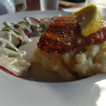Tizley's Europub - Salmon plate. - German Near Me - Poulsbo, Washington