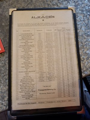 Menu photo 3 Almacén 42 Monterrey, NLE Menu photo 3 Almacén 42 Monterrey, NLE