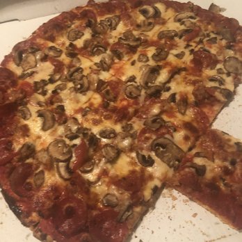 Anthony B's Pizza & Pasta - Large pepperoni, cheese, sausage and mushroom cooked to perfection. - Pizza Near Me - Melrose Park, Illinois Anthony B's Pizza & Pasta - Large pepperoni, cheese, sausage and mushroom cooked to perfection. - Pizza Near Me - Melrose Park, Illinois