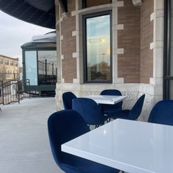 Bobcat Bonnie's - Lansing - Patio with comfortable seating.
