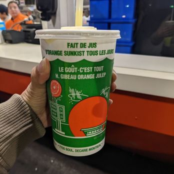 Orange Julep - Fast Food Near Me - Montreal, Quebec