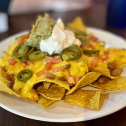 Valentinas - Simple Bean & Cheese Nachos YUM! :)...