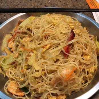 Happy Wok - a plate of noodles with shrimp and vegetables - Chinese Near Me - Swarthmore, Pennsylvania Happy Wok - a plate of noodles with shrimp and vegetables - Chinese Near Me - Swarthmore, Pennsylvania