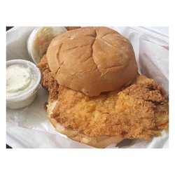 Tallulah's Table by the Sea - Grouper Sandwich