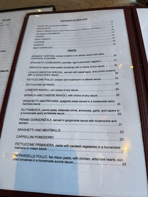 Menu photo 2 Luisa's Restaurant San Francisco, CA