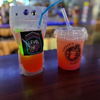 Caesar's Barroom - Level Up Drink Pouch Monkey Buckets - Karaoke Near Me - Wichita, Kansas Caesar's Barroom - Level Up Drink Pouch Monkey Buckets - Karaoke Near Me - Wichita, Kansas