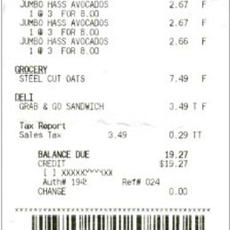 Evidence that I was able to purchase my first and last "Steel Cut Oats" despite poor assistance.