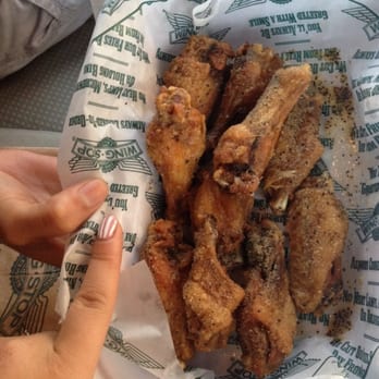 Wingstop - Classic bone-in, Lemon Pepper wings... Super tiny and seriously lacking meat. All bones = no bueno. - Chicken Wings Near Me - El Cerrito, California Wingstop - Classic bone-in, Lemon Pepper wings... Super tiny and seriously lacking meat. All bones = no bueno. - Chicken Wings Near Me - El Cerrito, California
