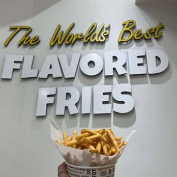 Potato Corner - original fries with BBQ seasoning - Fast Food Near Me - Santa Clara, California