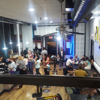 Urban Ice - View of the space from little loft where there is additional seating - Creperies Near Me - Norfolk, Virginia Urban Ice - View of the space from little loft where there is additional seating - Creperies Near Me - Norfolk, Virginia