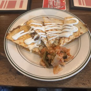 Blind Tiger Ale House - Pulled pork Quesadilla with kimchi - American Near Me - New York, New York