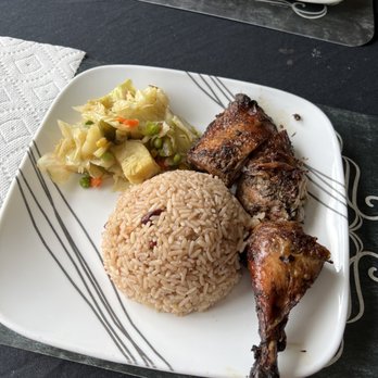 Jamaican Jerk Stop - Jerk Chicken Plate - Caribbean Near Me - McAllen, Texas Jamaican Jerk Stop - Jerk Chicken Plate - Caribbean Near Me - McAllen, Texas