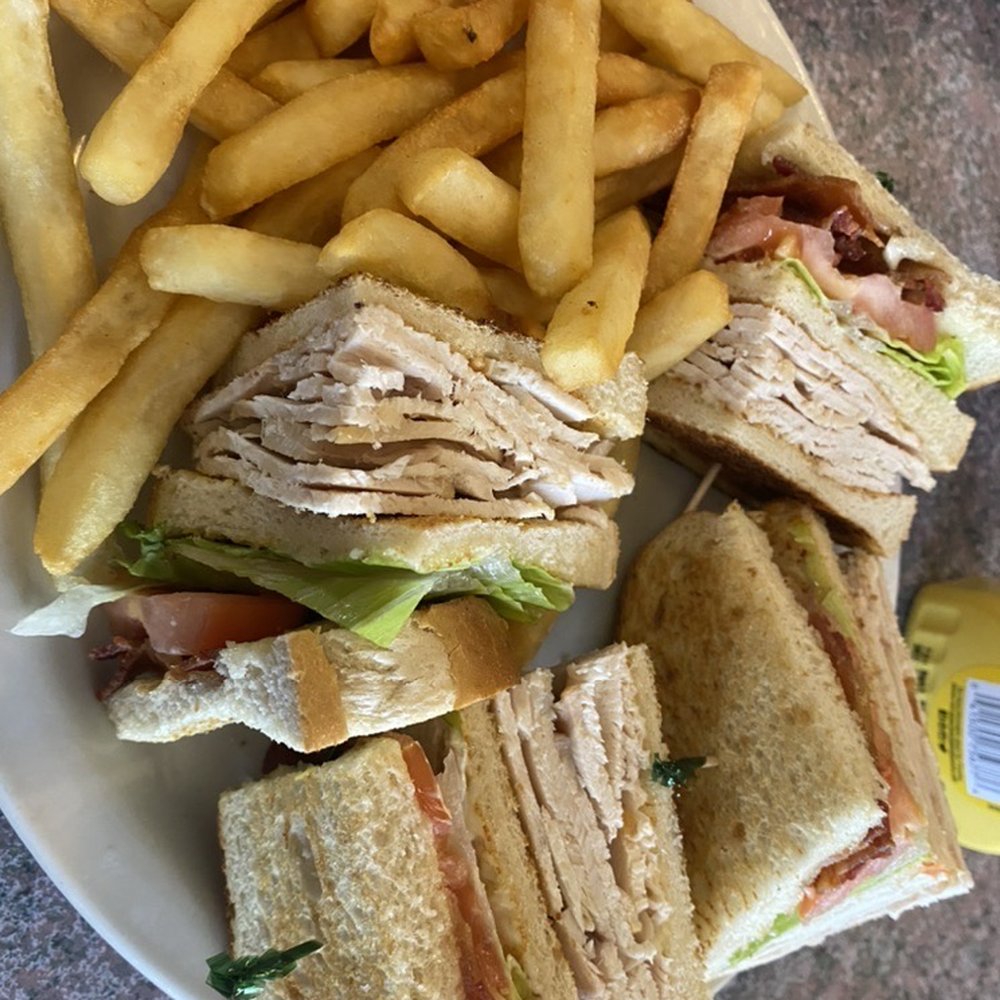 Sunrise Restaurant - Turkey bacon triple decker sandwich - Diners Near Me - Dansville, New York Sunrise Restaurant - Turkey bacon triple decker sandwich - Diners Near Me - Dansville, New York