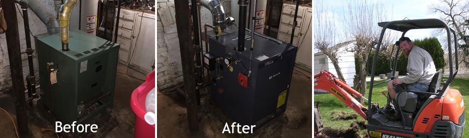 Slide of Ken's Plumbing, Aaron Sewer, Casper Heating