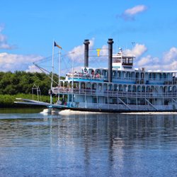 Riverboat Twilight - Cruising downstream on Pool 13, Aug 2022