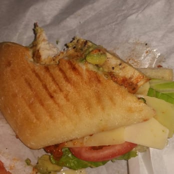 Marioli - My chicken sandwich that was rather cold and boring. Tasted good but not a fan of re-heated meals. - Mexican Near Me - San Antonio, Texas