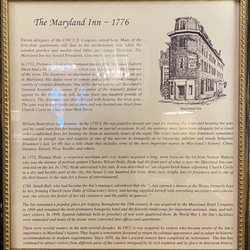 Maryland Inn - History of the Maryland Inn hotel