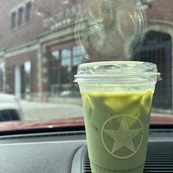 Rising Star Coffee Roasters - Iced oatmilk matcha - Coffee Roasteries Near Me - Cleveland, Ohio