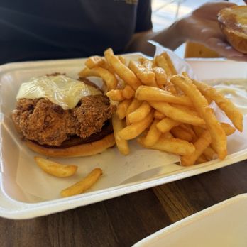 Chimac - Chicken sandwich with a side order of wings - Chicken Wings Near Me - Cypress, Texas