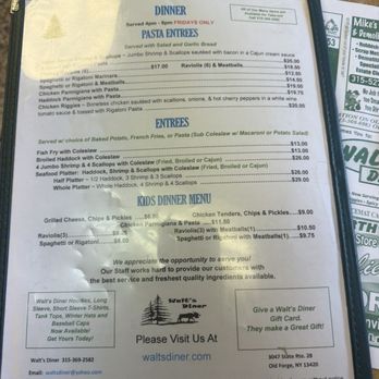 Walts Diner - American Near Me - Old Forge, New York Walts Diner - American Near Me - Old Forge, New York