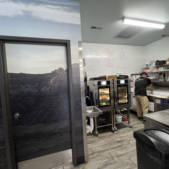 Maverik Adventure's First Stop - Restrooms next to the kitchen area - Convenience Stores Near Me - Moab, Utah