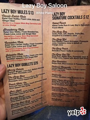 Menu photo 8 Lazy Boy Saloon White Plains, NY