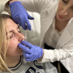 First State Med Spa - Client receiving Lip Filler!