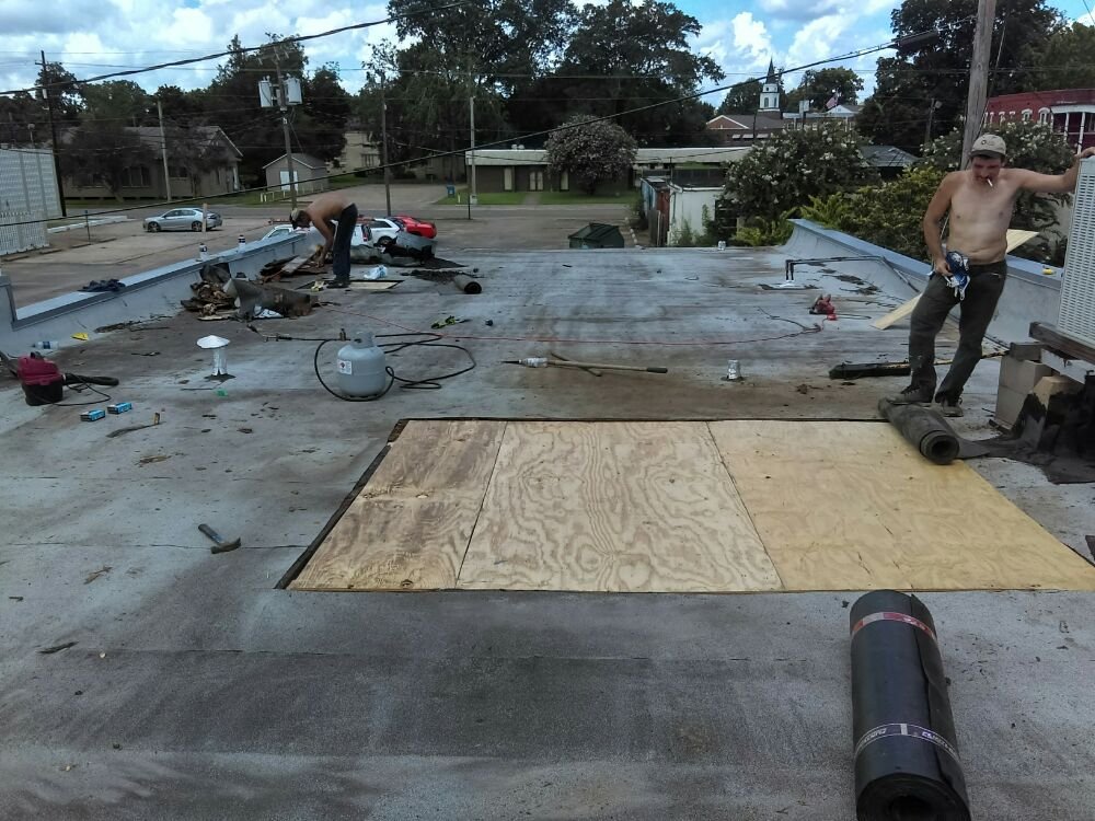 Slide of Bears Cajun Roofing