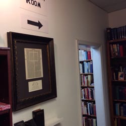 They have a whole theology room with over 8,000 books