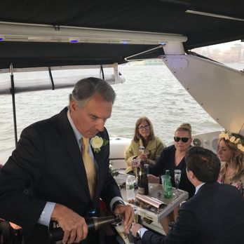 Imagine Yacht Charters - Wedding aboard "IMAGINE" in the Hudson River, Saturday 4/14/18! Congratulations from Captain and Crew!!! - Boat Tours Near Me - Jersey City, New Jersey Imagine Yacht Charters - Wedding aboard "IMAGINE" in the Hudson River, Saturday 4/14/18! Congratulations from Captain and Crew!!! - Boat Tours Near Me - Jersey City, New Jersey