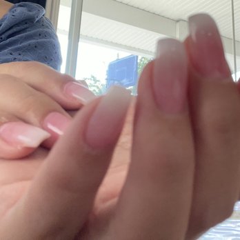 Expo Nails II - I love natural looking nails .  She did such a good job with the French ombré. - Nail Salons Near Me - San Jose, California