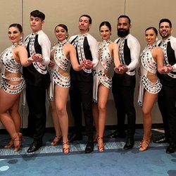 Studio Synergy - Salsa Synergy Training Team getting ready to perform at the Orlando Salsa Congress