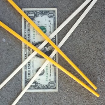 Ho Mei - We were charged $1 for these two pair of used plastic chopsticks. - Chinese Near Me - Wheat Ridge, Colorado