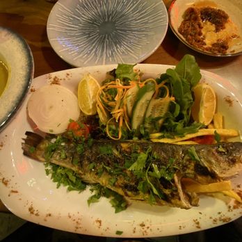 Gülhane Şark Sofrası - Seabass. It was soooooo good, it flaked off the bone perfectly seasoned. I scarfed it down in 10 minutes to be honest - Turkish Near Me - Istanbul, 34 Gülhane Şark Sofrası - Seabass. It was soooooo good, it flaked off the bone perfectly seasoned. I scarfed it down in 10 minutes to be honest - Turkish Near Me - Istanbul, 34
