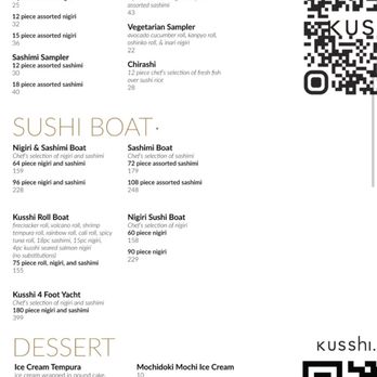 Kusshi - Menu 3 - Sushi Bars Near Me - Arlington, Virginia Kusshi - Menu 3 - Sushi Bars Near Me - Arlington, Virginia