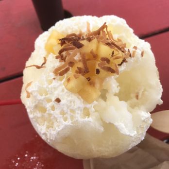 Wailua Shave Ice - Pineapple and coconut! They ran out of vanilla ice cream :( - Shaved Ice Near Me - Kapaa, Hawaii Wailua Shave Ice - Pineapple and coconut! They ran out of vanilla ice cream :( - Shaved Ice Near Me - Kapaa, Hawaii