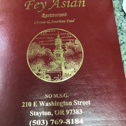 Menu cover