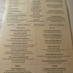 Le Vieux Four Manago - Page one of the main menu