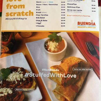 Buendia Breakfast & Lunch Cafe - Menu - Breakfast & Brunch Near Me - Tucson, Arizona
