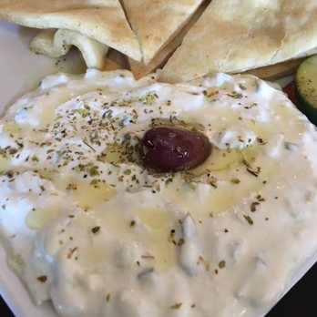 Santorini Cafe - Fresh baked pita and tzatziki - Greek Near Me - Austin, Texas