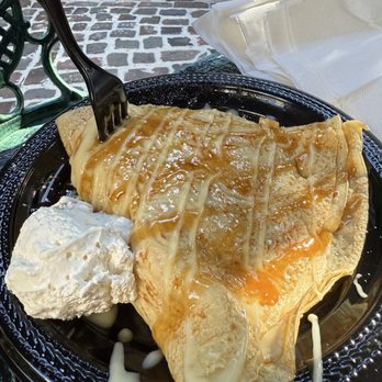 Mimi’s Famous Crepes - Banana Créme Pie crepe - Creperies Near Me - St. Augustine, Florida Mimi’s Famous Crepes - Banana Créme Pie crepe - Creperies Near Me - St. Augustine, Florida