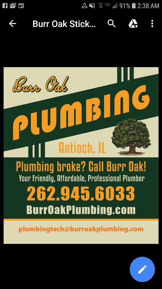 Slide of Burr Oak Plumbing