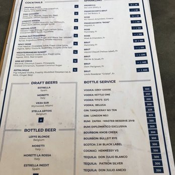 Astra - Drinks menu pt 2 - Mediterranean Near Me - Miami, Florida Astra - Drinks menu pt 2 - Mediterranean Near Me - Miami, Florida