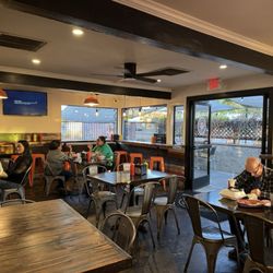 Rocket Dog Gourmet Brats & Brew - Dine in seating