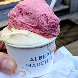 Alberto Marchetti - June 8, 2026; Zabaione, Lampone/Raspberry (€4.50).