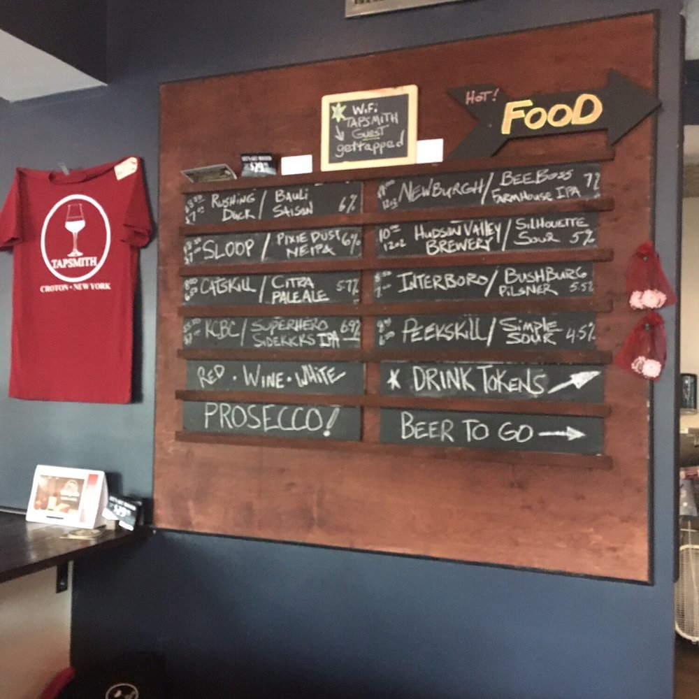 Croton Tapsmith - The beer menu. - Pubs Near Me - Croton-on-Hudson, New York