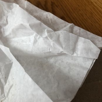 Potbelly - Moved hair from inside sandwich to the paper. - Sandwiches Near Me - Elmhurst, Illinois
